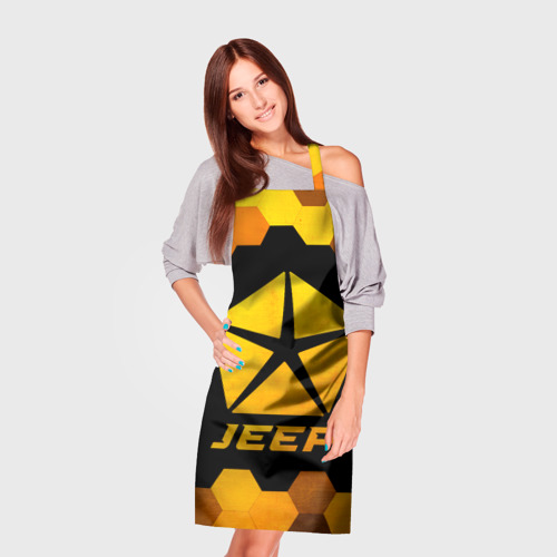 Фартук 3D Jeep - gold gradient - фото 3