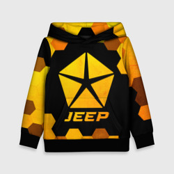 Детская толстовка 3D Jeep - gold gradient