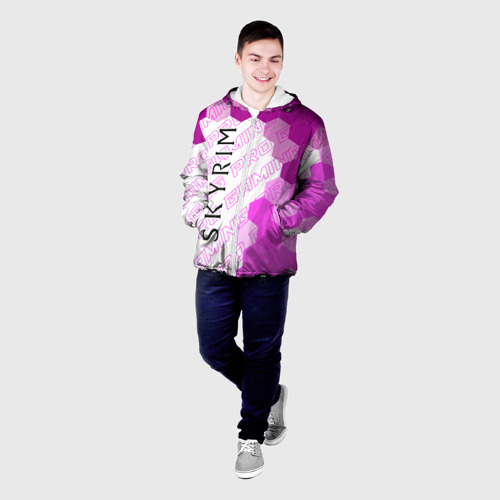 Мужская куртка 3D Skyrim pro gaming по-вертикали, цвет 3D печать - фото 3