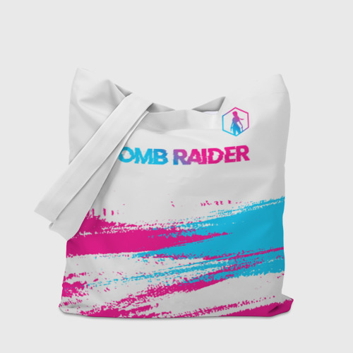 Шоппер 3D Tomb Raider neon gradient style посередине - фото 4