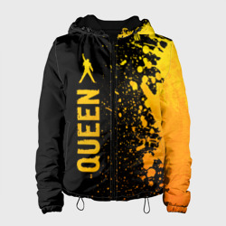 Женская куртка 3D Queen - gold gradient по-вертикали
