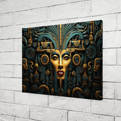 Холст прямоугольный Египетские фараоны, цвет 3D печать - фото 3