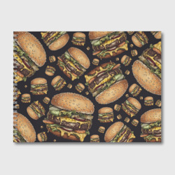 Альбом для рисования Аппетитные чизбургеры