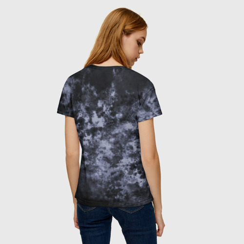 Женская футболка 3D Ночное небо - буря, цвет 3D печать - фото 4