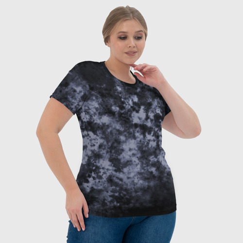 Женская футболка 3D Ночное небо - буря, цвет 3D печать - фото 6