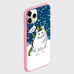Чехол для iPhone 11 Pro Max матовый Я дракон - кот - фото 2