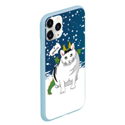 Чехол для iPhone 11 Pro Max матовый Я дракон - кот - фото 2