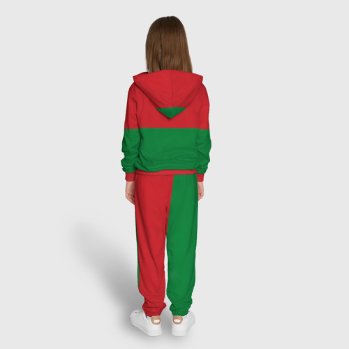 Детский костюм с толстовкой 3D Республика Беларусь, цвет красный - фото 6