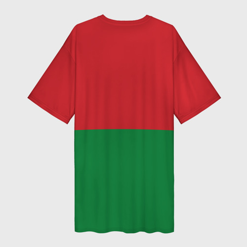 Платье-футболка 3D Республика Беларусь, цвет 3D печать - фото 2