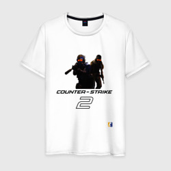 Мужская футболка хлопок Counter-strike 2 - welcome to cs2