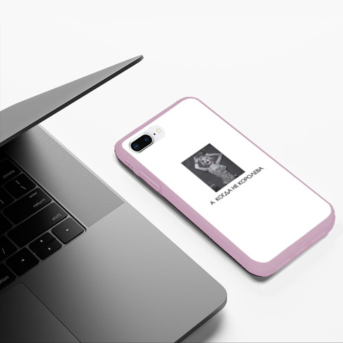 Чехол для iPhone 7Plus/8 Plus матовый с принтом Мерлин Монро королева, фото #5