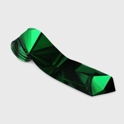 Галстук 3D Green  abstract