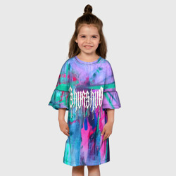 Детское платье 3D Shurshun - tie-dye  - фото 2