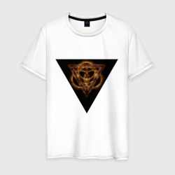 Руна из Elden Rring в треугольнике – Мужская футболка хлопок с принтом купить со скидкой в -20%