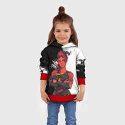 Детская толстовка 3D Карлах - черно-белый - Baldur's gate 3 - фото 2