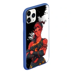 Чехол для iPhone 11 Pro Max матовый Карлах - черно-белый - Baldur's gate 3 - фото 2