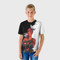 Детская футболка 3D Карлах - черно-белый - Baldur's gate 3 - фото 2
