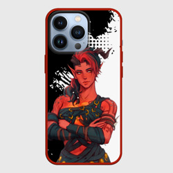 Чехол для iPhone 13 Pro Карлах - черно-белый - Baldur's gate 3