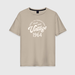 Женская футболка хлопок Oversize 1964 год - выдержанный до совершенства
