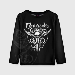 Детский лонгслив 3D Baldurs gate 3 - monochrome 