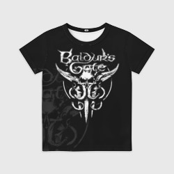 Детская футболка 3D Baldurs gate 3 - monochrome 