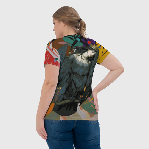 Женская футболка 3D Мифическая райская птица - печали и радости, цвет 3D печать - фото 7
