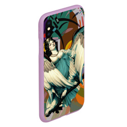 Чехол для iPhone XS Max матовый Мифическая райская птица - печали и радости - фото 2