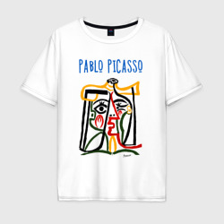 Пикассо портрет Жаклин Шапо де Пай – Мужская футболка хлопок Oversize с принтом купить со скидкой в -16%