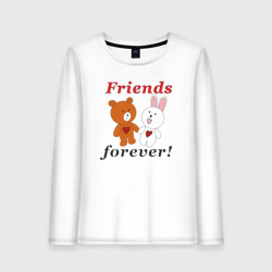 Женский лонгслив хлопок Friends forever