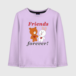 Детский лонгслив хлопок Friends forever