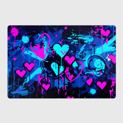 Магнитный плакат 3Х2 Граффити любви