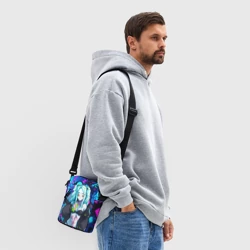 Сумка через плечо 3D Ребекка и граффити - киберпанк  - фото 2