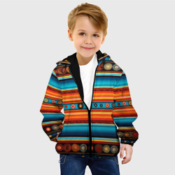 Детская куртка 3D Этнический узор в горизонтальную полоску - фото 2