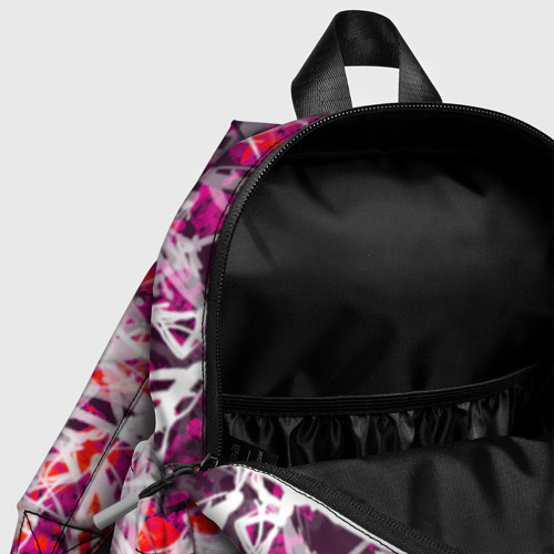 Детский рюкзак 3D с принтом Абстракция - черная вдова, фото #4