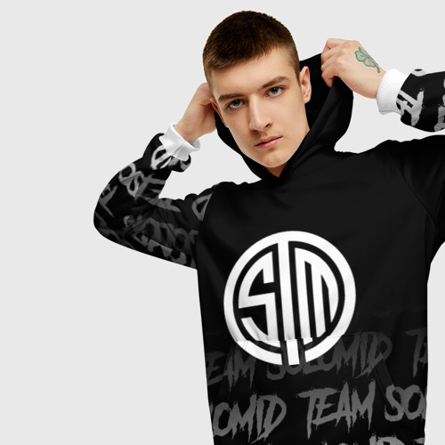 Мужская толстовка 3D TSM style, цвет белый - фото 5