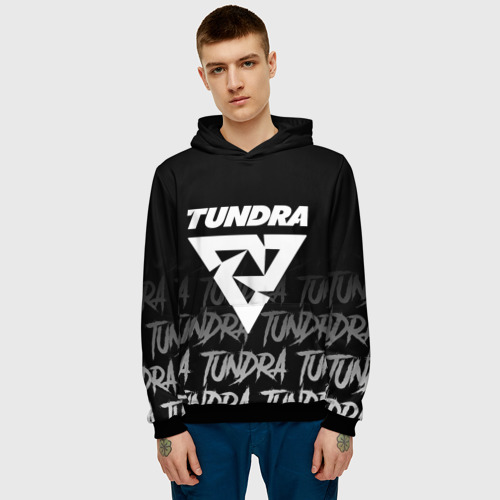 Мужская толстовка 3D Tundra style, цвет черный - фото 3