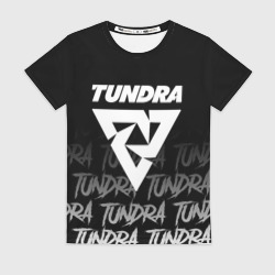 Женская футболка 3D Tundra style