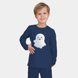 Детская пижама с лонгсливом хлопок Веселое привидение - фото 2