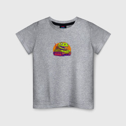 Детская футболка хлопок Динотанк