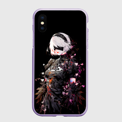 Чехол для iPhone XS Max матовый 2b from nier automata
