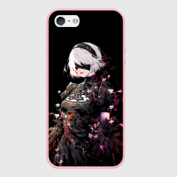 Чехол для iPhone 5/5S матовый 2b from nier automata
