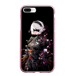 Чехол для iPhone 7Plus/8 Plus матовый 2b from nier automata