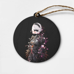 Деревянная игрушка круг 2b from nier automata