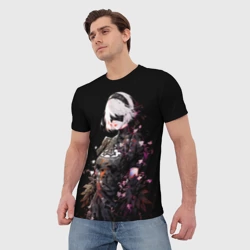 Мужская футболка 3D 2b from nier automata - фото 2