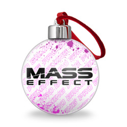 Ёлочный шар Mass Effect pro gaming по-горизонтали