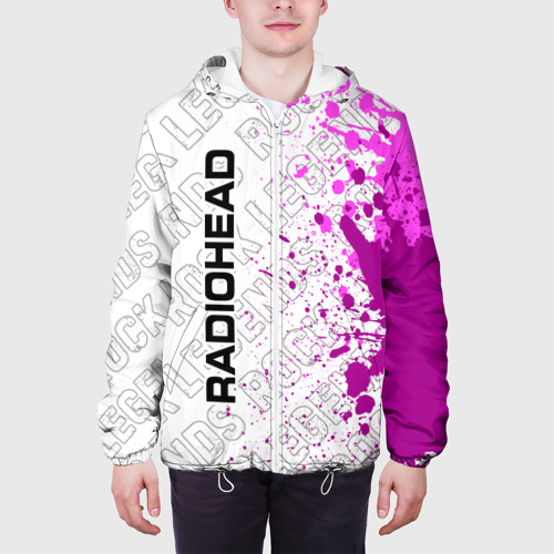 Мужская куртка 3D Radiohead rock legends по-вертикали, цвет 3D печать - фото 4