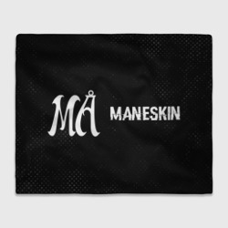 Maneskin glitch на темном фоне по-горизонтали – Плед 3D с принтом купить со скидкой в -14%