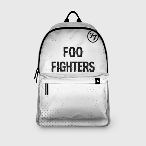 Рюкзак 3D Foo Fighters glitch на светлом фоне посередине - фото 4