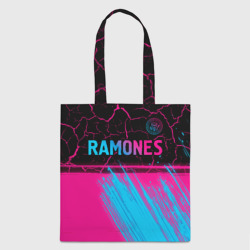 Шоппер 3D Ramones - neon gradient посередине