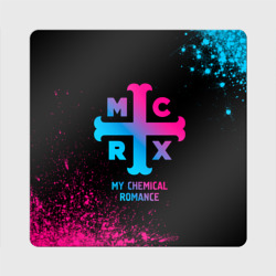 Магнит виниловый Квадрат My Chemical Romance - neon gradient